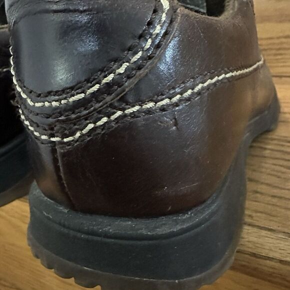 2/$30 Bed Stu Brown Distressed Leather Loafers Slip On Mens 10 Y2K 90s Vintage - Picture 5 of 15